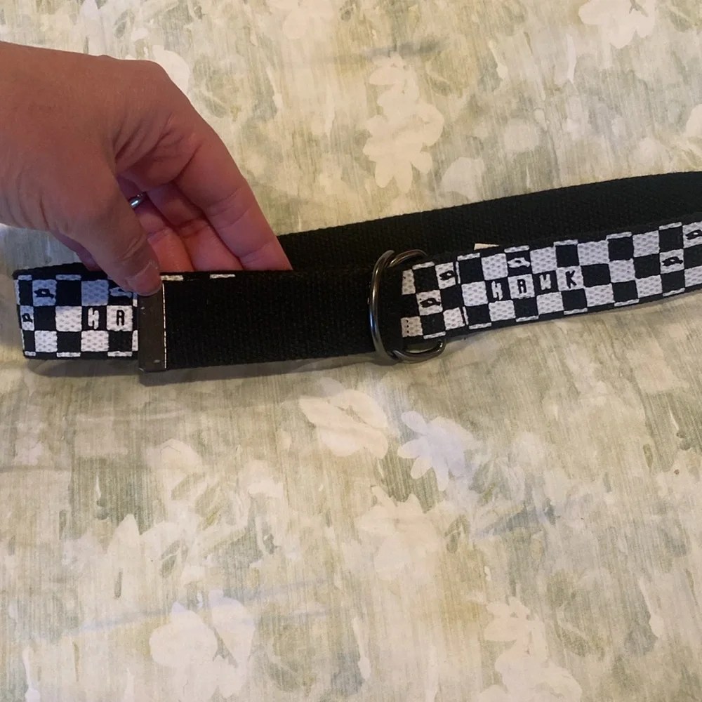 Hawk checkered Black and White Belt